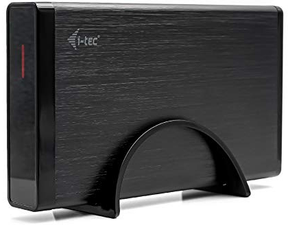 i-tec 500GB Externe Festplatte 3,5 USB 3.0 mit Netzteil für PC Laptop Xbox Ps4 Ps5 TV kompatibel mit Windows Mac