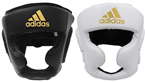 adidas Erwachsene Speed Super Pro Training HG Kopfschutz, schwarz/Gold, L