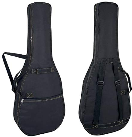 PURE GEWA Gitarren Gig-Bag Serie 103 für Konzertgitarre 3/4, Cordura 600 Denier, 3 mm Schaumstoffpolsterung, reißfest, Notentasche, verstellbare Rucksackgurte