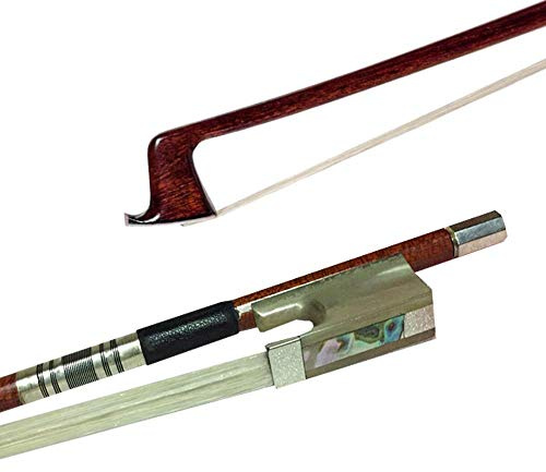 Violin Parts 4/4 Master Hybrid Carbon Fiber Violin Bow White Ox Horn Fittings Wood SkinPerformance Lightweight Fast Response