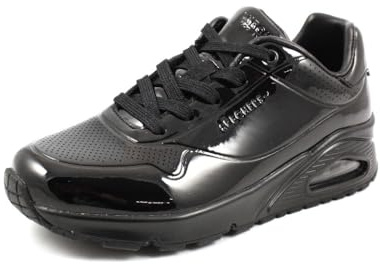 Skechers Women's Uno SR 108021 Food Service Shoe, Black, 11 Wide