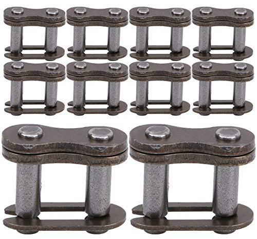 Alomejor 10 Stück Roller Chain Connector Link 25H Robuste Professionelle Fahrradkette Master Links Ketten Ketten Kettenräder