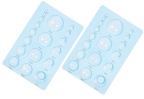 COHEALI 2St papierblumen basteln diffraktives Werkzeug zur Halbkugel-Quilling-Board Form Quilling-Platte Papier Handbuch Styler Lieferungen gequilltes Papier 3D Schablone