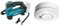 Makita DMP180Z Akku-Kompressor 8,3 bar 18 V (ohne Akku, ohne Ladegerät) Blau, Silber & Ei Electronics Ei650 Rauchwarnmelder, Rauchmelder