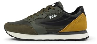 Fila Sneaker da Uomo Hypert, Olive Night Chipmunk, 43 EU