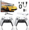 Wireless Retro Game Console with 20000+ Classic Games, New Model Retro Game Stick, Plug and Play Video Game for TV Output, Dual 2.4G Wireless Controller, Gift for Kids Adults (white)