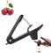 Kirschentkerner,Kirschkernentferner Edelstahl,Hand Kirschenentkerner,Obstentkerner,Entsteiner Kirschen,Kirschentsteiner,Cherry Pitter,entkerner Kirschen für Schnell Entfernen Früchtsteinen (Schwarz)