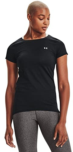 Under Armour Damen HG Armour SS, enganliegendes Funktionsshirt, atmungsaktives T-Shirt für Damen