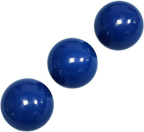 3 st/lot 5,25 cm Vita snookerbollar Harts biljard snookertillbehör 2 1/16 tum enkel boll, 3 st blå bollar
