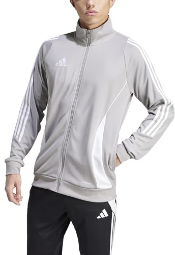 adidas Hombre Tiro24 Training Track Suit, team mid grey/white, M