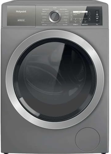 Hotpoint H8 99ADS GPOWER UK 9kg 1400rpm Washing Machine - Silver