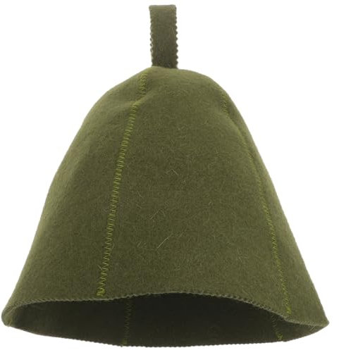 Kisangel Chapeau de sauna en feutre de laine Chapeau de sauna confortable Chapeau de sauna élégant Bonnet de bain Chapeau de sauna Respirant Bonnet en laine pour la maison Chapeau de sauna pour femme