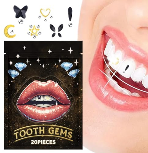 Kit de piedras preciosas para dientes, kit de piedras preciosas para joyas dentales | Kit de cristales de piedras preciosas dentales,Accesorio reflectante de diente extraíble para principiantes