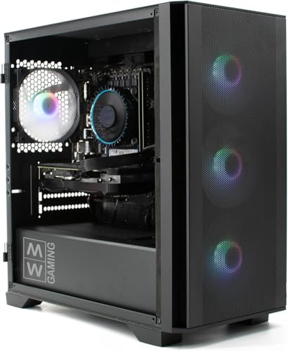 MW Gaming PC Intel Luna 5R • Intel 12400F • RTX 5060 8GB DDR7 • 16GB 3200MHz DDR4 • 1TB NVME SSD • Montech 100 Air Black Mesh RGB Gaming PC • 1200 Mbps WiFi + Bluetooth • Windows 11