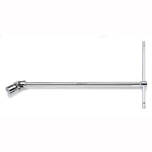 BETA - Chiave a T con Bussola Esagonale Snodata 10 mm Professionale, Chiave a T Snodata Cromata per Serraggio Dadi e Bulloni, Utensile Officina e Manutenzione Meccanica, 952 10