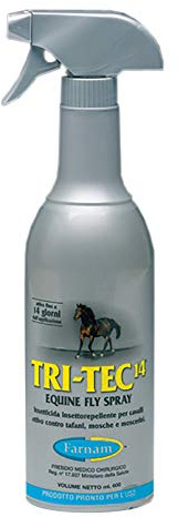 Farnam Tri Tec 10 600 ml. Spray insecticide pour cheval Tafani mouches moucherons