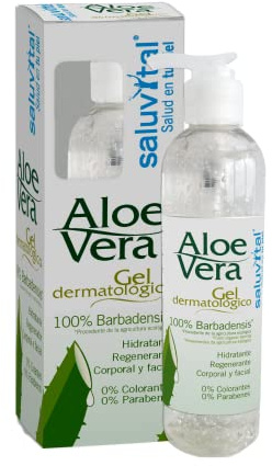 Saluvital Gel Aloe Vera 100% ECOCERT | Certificación Ecológica | Hidratante natural | 250ml