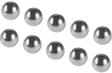 sourcing map 8mm Rodamiento Bolas De Acero Partes De Reparación De La Bicicleta 40 Pcs