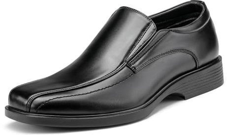 Bruno Marc Mocasín de Hombre Zapatos sin Cordones Comodos Zapatos para Hombre Cierre con Elásticos,Size 43,Negro,CAMBRIDGE-05