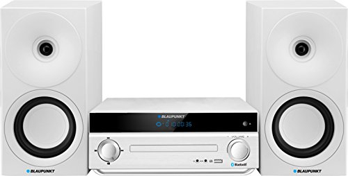 Blaupunkt MS30BT Edition Home Audio Microsystem 40W Weiß Audio Set für Zuhause - Audio Set für Zuhause (Heim-Audiosystem, weiß, 40 W, FM,PLL, blau, MP3), Bianco