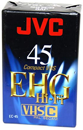 JVC VHS-C kassett 45 minuter EHG