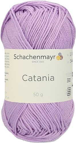 Schachenmayr Catania 9801210-00226 flieder Handstrickgarn, Häkelgarn, Baumwolle