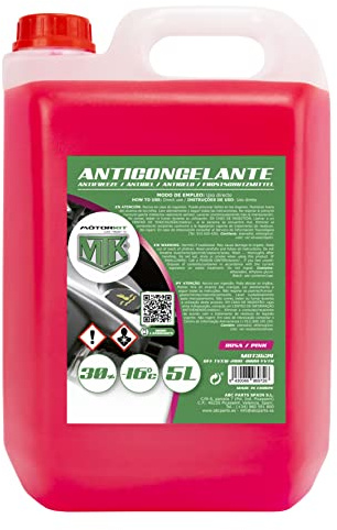 MOTORKIT MOT3539 5L Antifreeze 30% Rose, 1 UD, -16°C
