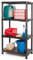 Tayg Regal-Set, Kunststoff, 744, 700 x 400 x 1366 mm, Schwarz
