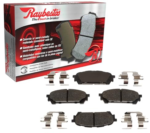 Raybestos R-Line Automotive Replacement Front Ceramic Brake Pad Set for Select Ford, Mazda, Volvo (MGD1044C)