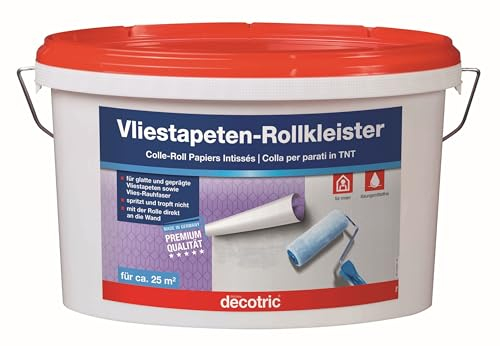 Rollkleister - decotric - Roll Kleber für Vliestapeten - gebrauchsfertig - 5 Liter