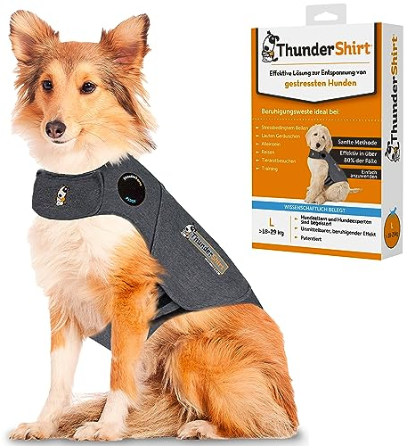 Petlife Thundershirt Hundemantel, Größe L, grau