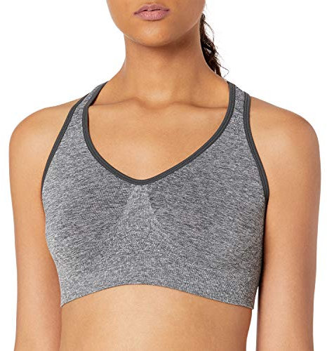 Hanes Women's Cozy Racerback Pullover ComfortFlex Fit Wirefree Bra Mhg39h, Gravel Grey Heather, M