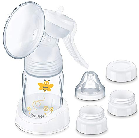 Beurer BY 15 manuelle Milchpumpe für gelegentliches Abpumpen; zur Erleichterung des Familienalltags während der Stillzeit