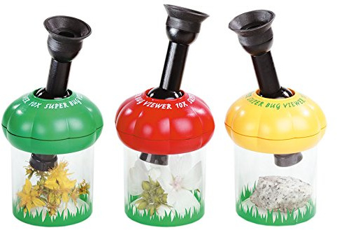 Navir - Mikroskop - Experimente Biologie Grundschule Vergrößerungsglas Lupe in Schwarz mit PTFE- und Plastikpinzette, für Fernseher und Smartphone