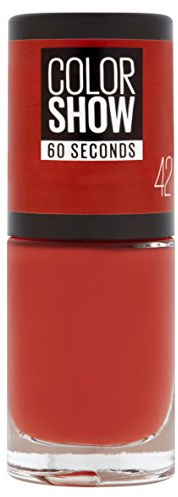 Maybelline MAYB Color Show Nail Polish Number 42, Brooklyn Brick