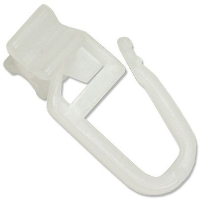 INTERDECO Faltengleiter/X-Gleiter für Gardinenschienen/Innenlaufstangen (100 Stück)