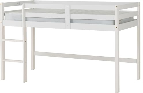 Seconique Panama Mid Sleeper, Wood, White