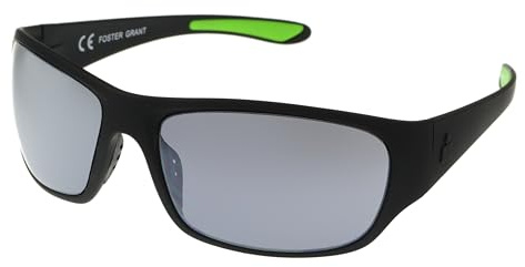 IRONMAN Men's Flex Sunglasses Wrap, Matte Black Rubberized, 62 mm