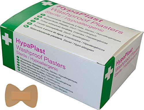 Safety First Aid Group HypaPlast Pink Washproof Plasters, Fingertip (Pack of 100)