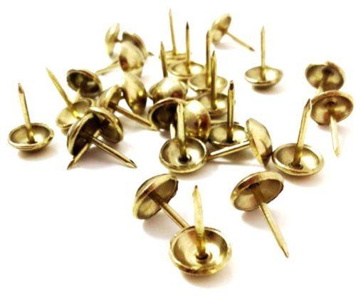 Upholstery Nails Brass Tacks Domed Furniture Fabric Decorative Studs