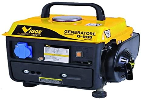 Vigor G-900 2T Generatore in Alluminio, 650 W, Nero
