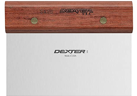 Dexter Russell S496PCP Traditional (19790) Dough Cutter/Scraper, 6 x 3, Stainless Steel Blade, Rosewood Handle, Perfect Cutlery Packaging‍​‌​​‌​‍​​‌‌‌‌​‍​​‌‌​‌‍​​‌‌​​‍​​‌‌‌‌​‍​‌​​‌​‍​​‌‌‌‌‍​​‌