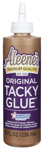 Aleene's All Purpose Tacky Glue, 8-Ounce, Clear (15599)