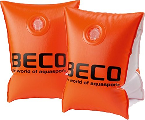 Beco Schwimmflügel zum Schwimmenlernen 09706, Schwimmhilfe für Auftrieb im Schwimmbecken, Schwimmärmel für viel Spaß im Wasser, Orange, Size 00 (0-1 Years)