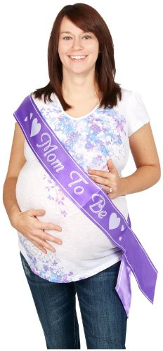 Mom To Be Satin Sash Party Accessory (1 count) (1/Pkg)