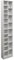 WATSONS BLOCK - Tall Sleek 360 CD / 160 DVD Media Storage Tower Shelves - White