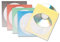 Compucessory CD-Hüllen aus Papier mit Sichtfenster B 126 x H 126 mm 100 Stück farblich sortiert