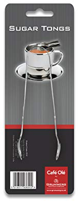 Grunwerg Pinza da Zucchero, Acciaio Inossidabile, 12 x 6 x 2 cm