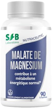 SFB Laboratoires - Malate de Magnésium - Source de Magnésium - 90 comprimés