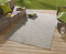 NORTHRUGS In- und Outdoor Teppich Karo 80x150cm - Wetterfest Modern Geometrisch Muster Kariert Allover Design Läufer für Balkon Terrasse Garten Wintergarten Wohnzimmerteppich Wasserfest in Grau
